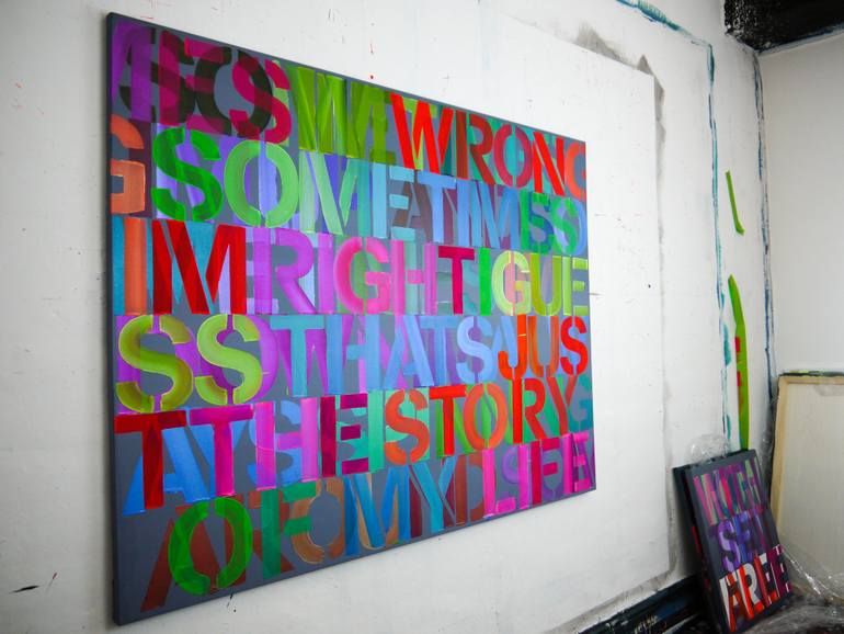 Original Pop Art Abstract Painting by Niki Hare