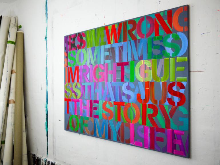 Original Pop Art Abstract Painting by Niki Hare