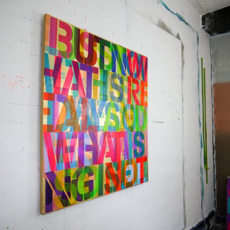Original Pop Art Abstract Painting by Niki Hare