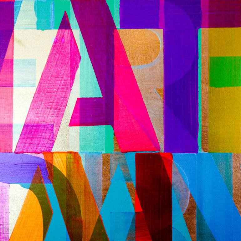 Original Pop Art Abstract Painting by Niki Hare