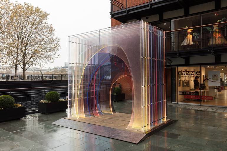 Original Conceptual Abstract Sculpture by De Allegri Fogale