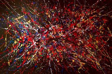 Original Abstract Expressionism Abstract Painting by Garner Moss