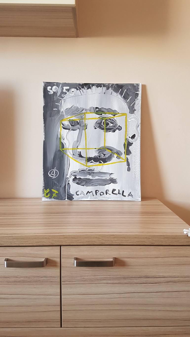 Original Abstract Expressionism People Painting by Sergio Caruso
