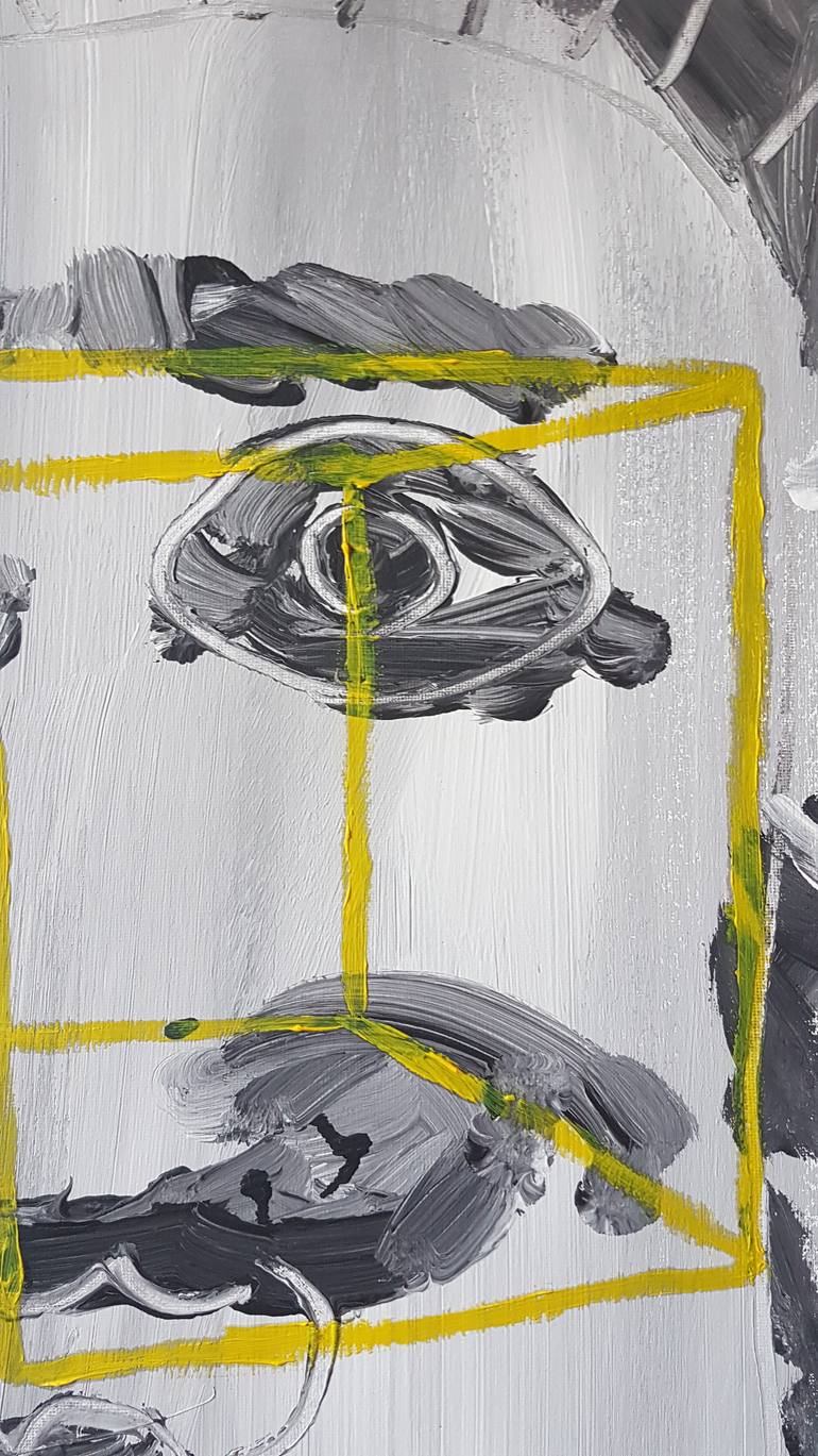 Original Abstract Expressionism People Painting by Sergio Caruso