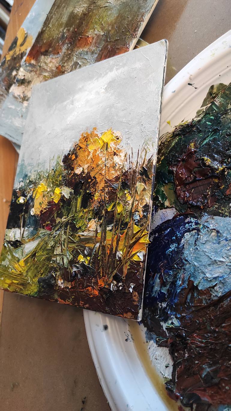 Original Impressionism Landscape Painting by Franco Orsi