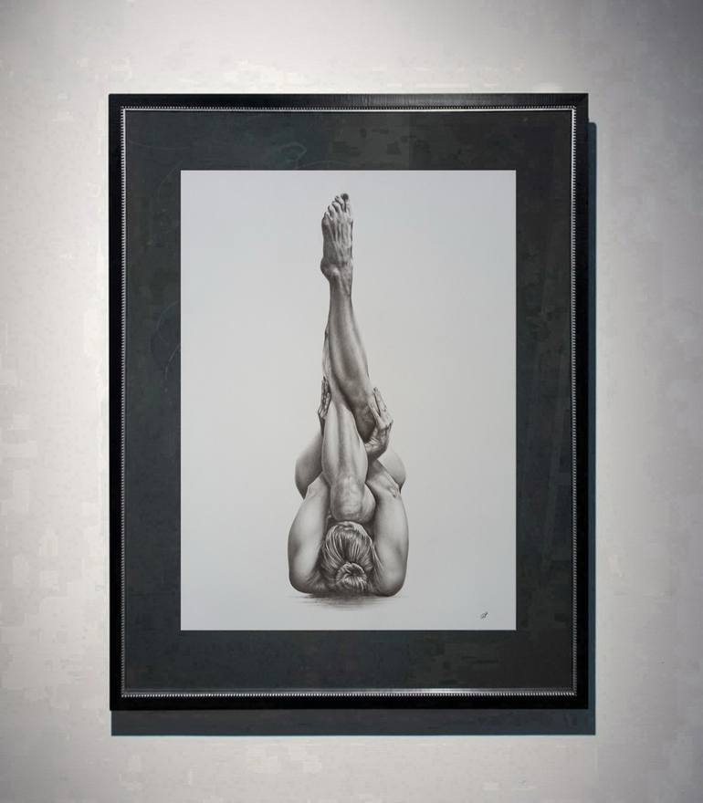 Original Realism Nude Painting by Yaroslav Teslenko