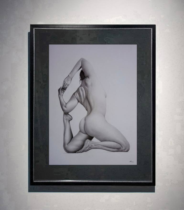 Original Realism Nude Painting by Yaroslav Teslenko