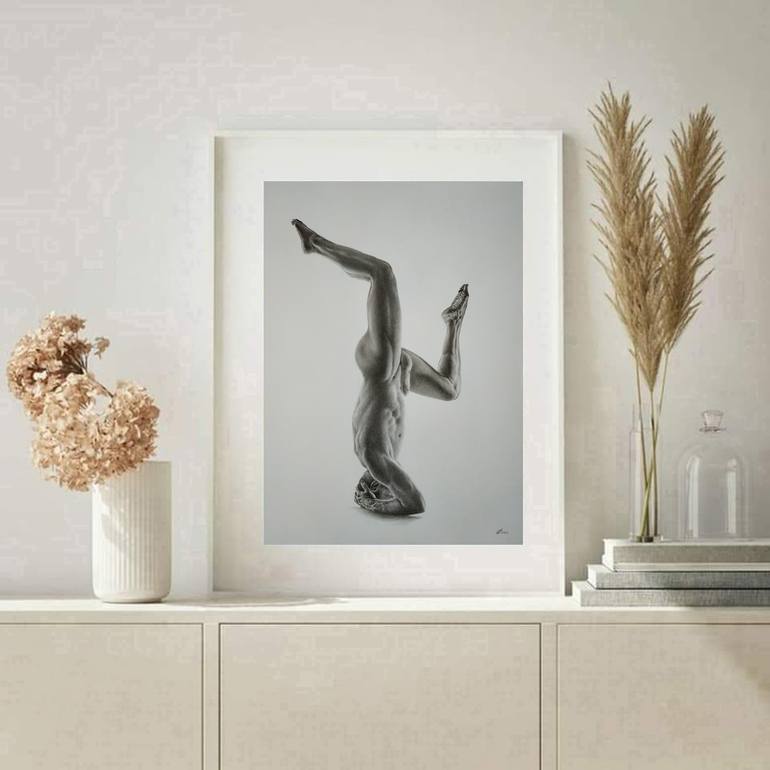 Original Figurative Nude Painting by Yaroslav Teslenko