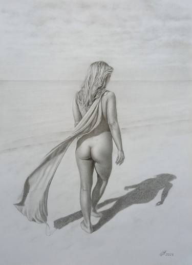 Original Nude Drawings by Yaroslav Teslenko