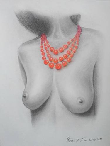 Print of Realism Body Drawings by Yaroslav Teslenko
