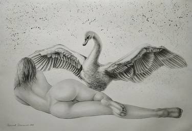 Print of Realism Erotic Drawings by Yaroslav Teslenko
