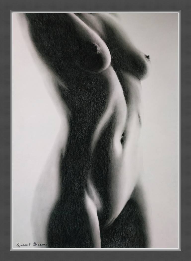Original Illustration Erotic Drawing by Yaroslav Teslenko