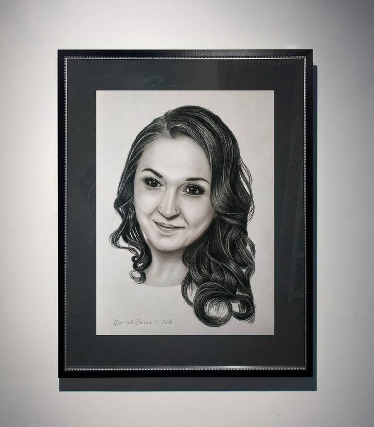 Original Illustration Women Drawing by Yaroslav Teslenko