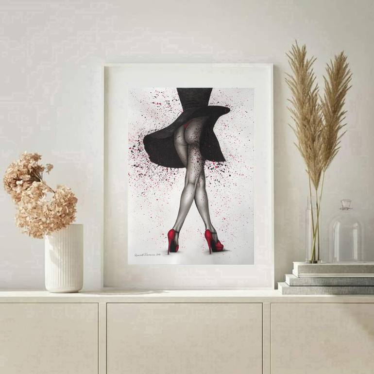Original Illustration Women Drawing by Yaroslav Teslenko