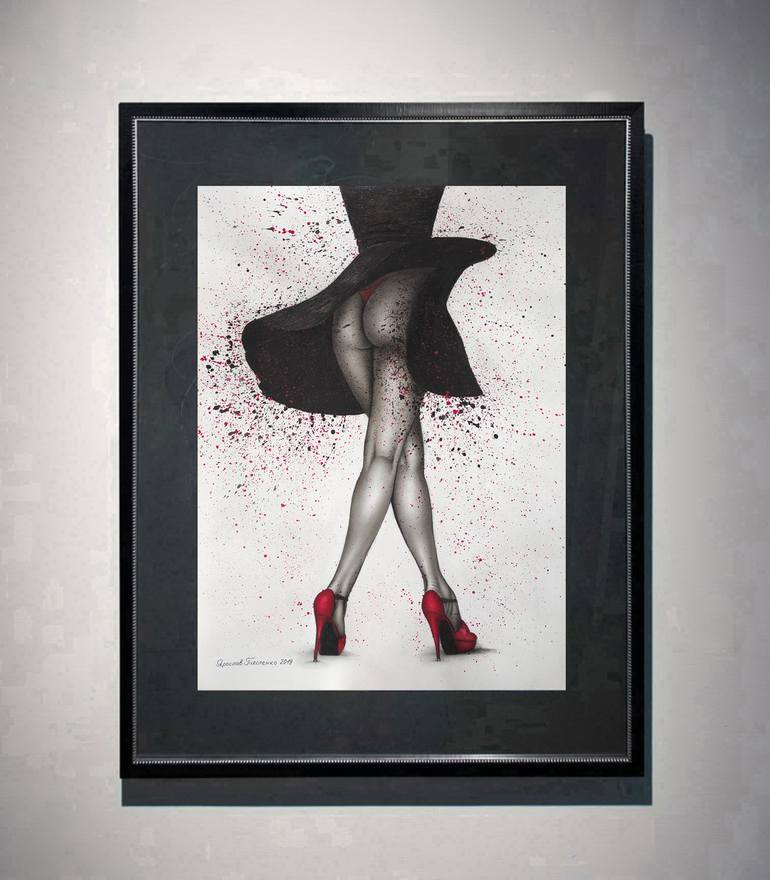 Original Illustration Women Drawing by Yaroslav Teslenko