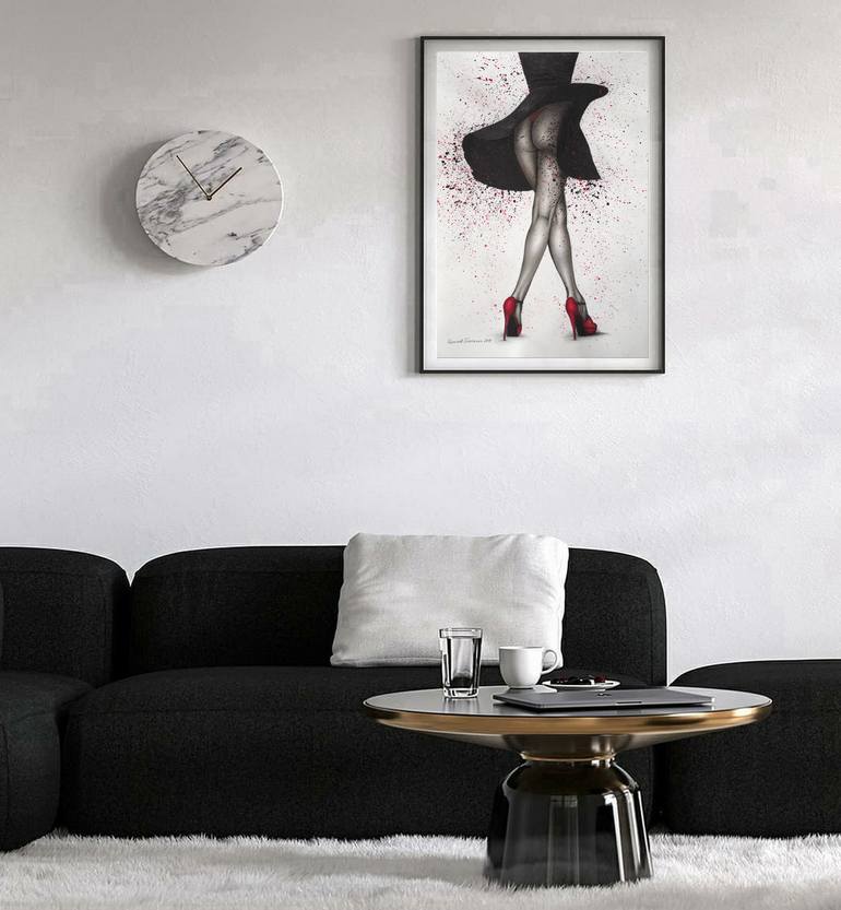 Original Illustration Women Drawing by Yaroslav Teslenko