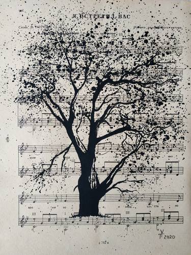 Print of Tree Paintings by Yaroslav Teslenko