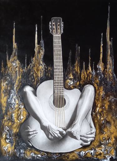 Print of Music Paintings by Yaroslav Teslenko