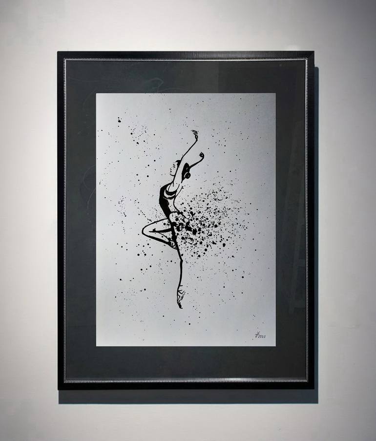 Original Abstract Expressionism Women Painting by Yaroslav Teslenko