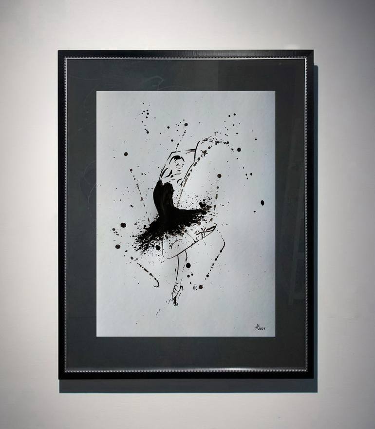 Original Abstract Expressionism Women Painting by Yaroslav Teslenko