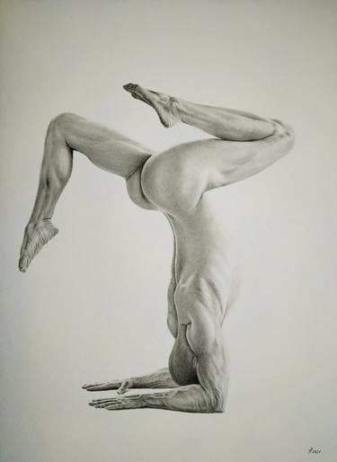 Print of Figurative Nude Paintings by Yaroslav Teslenko