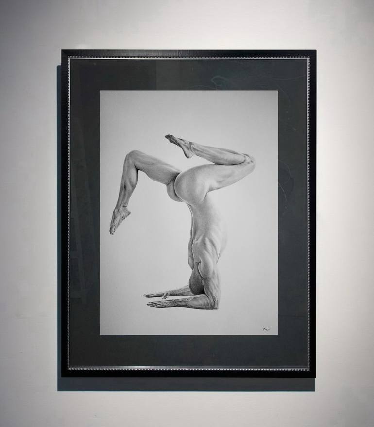 Original Figurative Nude Painting by Yaroslav Teslenko