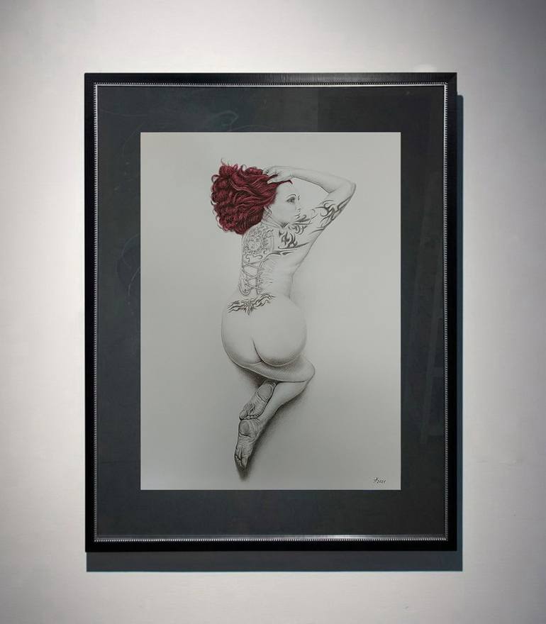 Original Nude Painting by Yaroslav Teslenko