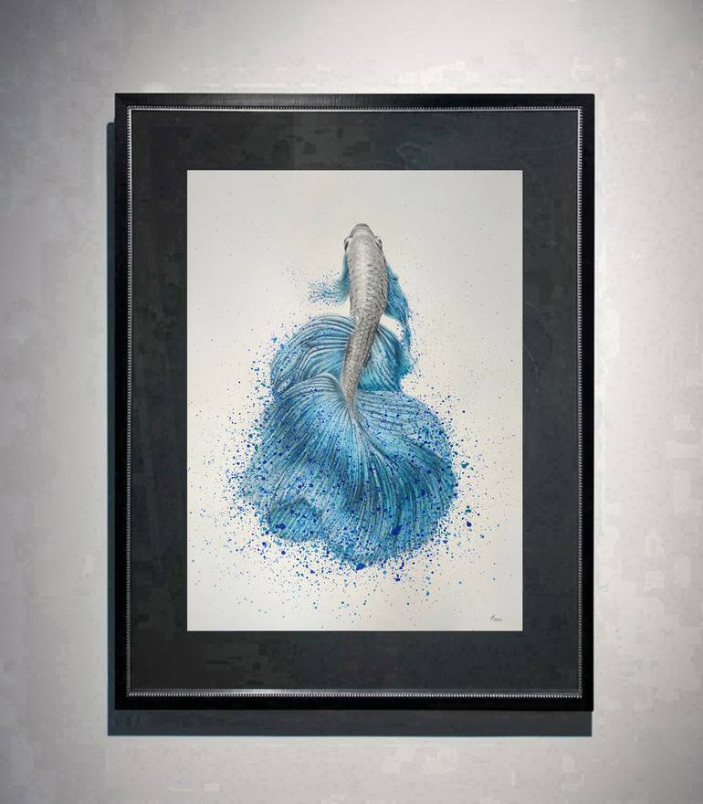 Original Figurative Animal Painting by Yaroslav Teslenko