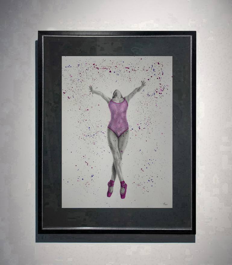 Original Expressionism Women Painting by Yaroslav Teslenko