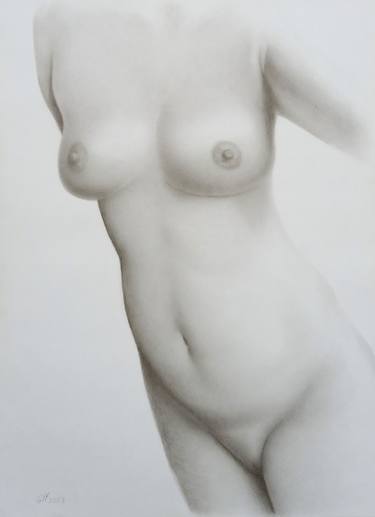 Print of Realism Nude Drawings by Yaroslav Teslenko