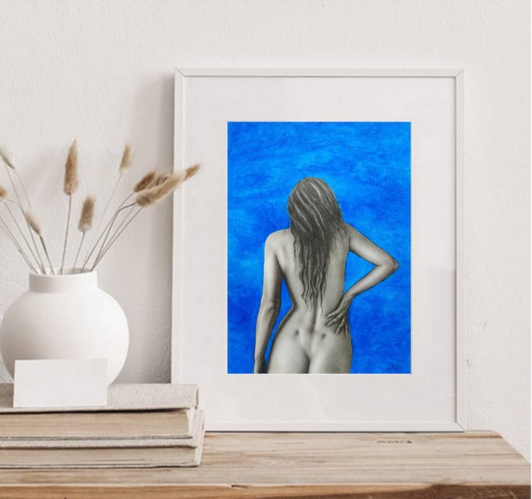 Original Realism Nude Painting by Yaroslav Teslenko