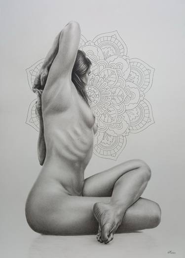Print of Realism Nude Paintings by Yaroslav Teslenko