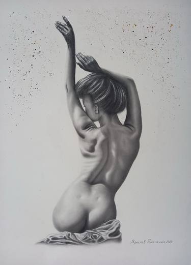 Original Nude Drawings by Yaroslav Teslenko