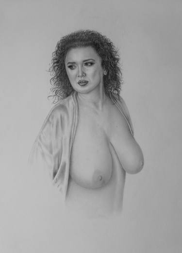 Print of Realism Portrait Drawings by Yaroslav Teslenko