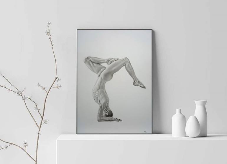 Original Realism Nude Painting by Yaroslav Teslenko