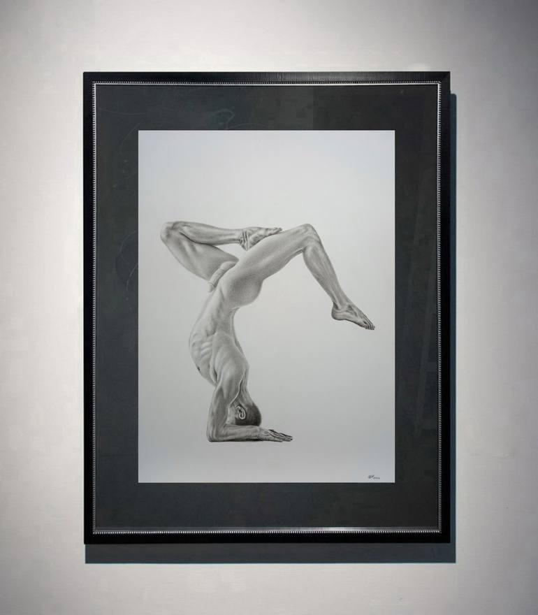 Original Realism Nude Painting by Yaroslav Teslenko