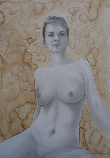 Print of Realism Nude Drawings by Yaroslav Teslenko