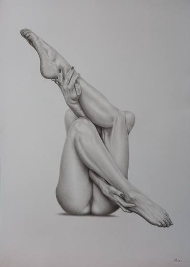 Print of Nude Paintings by Yaroslav Teslenko