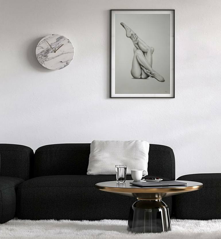 Original Figurative Nude Painting by Yaroslav Teslenko