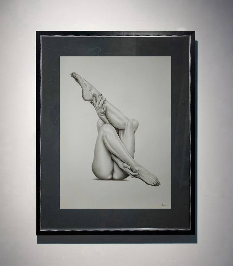 Original Figurative Nude Painting by Yaroslav Teslenko