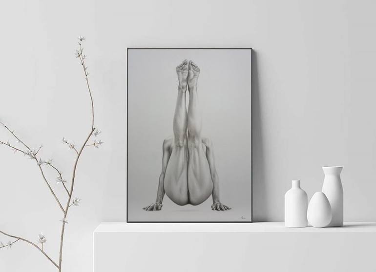 Original Nude Painting by Yaroslav Teslenko