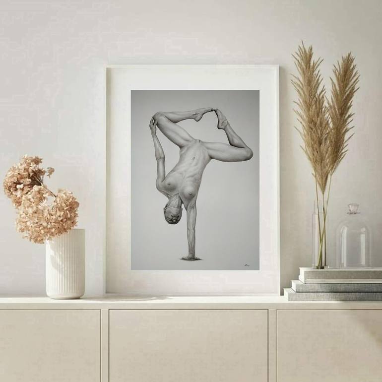 Original Figurative Nude Painting by Yaroslav Teslenko