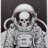 Skull Astronaut by Ben Krefta