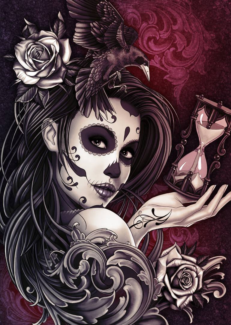 day of the dead girl nude art porn video pics