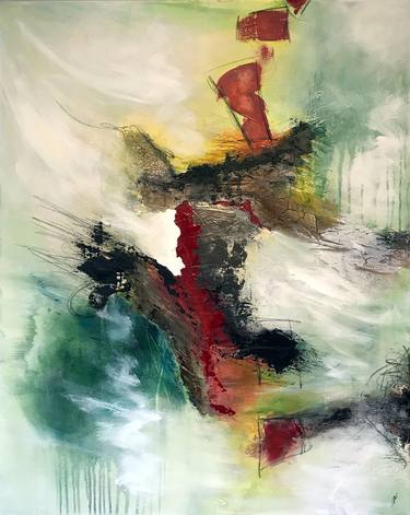 Print of Abstract Expressionism Abstract Paintings by Mark de Kievit