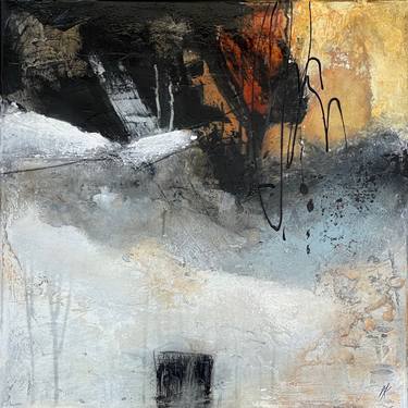 Original Abstract Expressionism Abstract Painting by Mark De Kievit