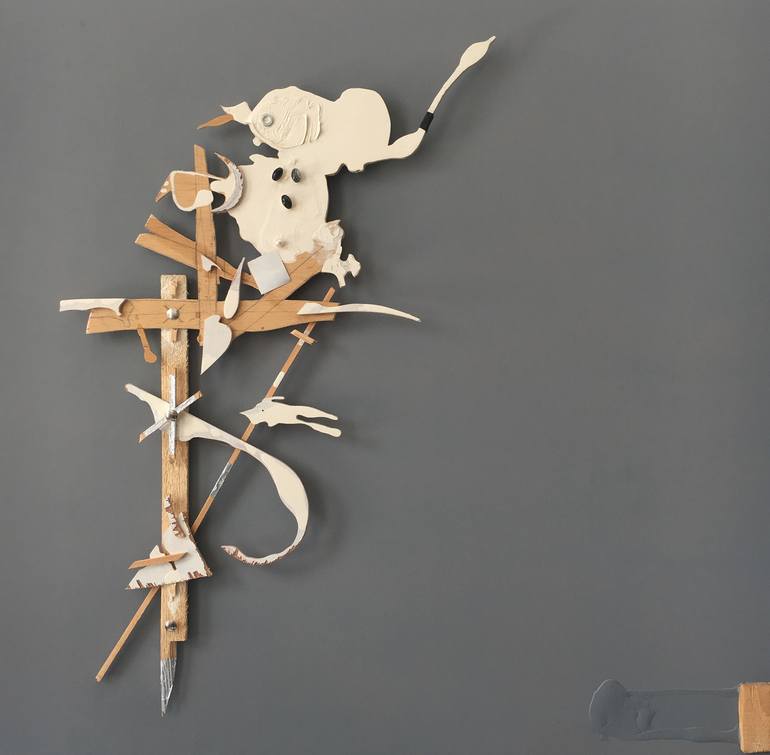 Original Fine Art Abstract Sculpture by Zlatko Hadji Pecov