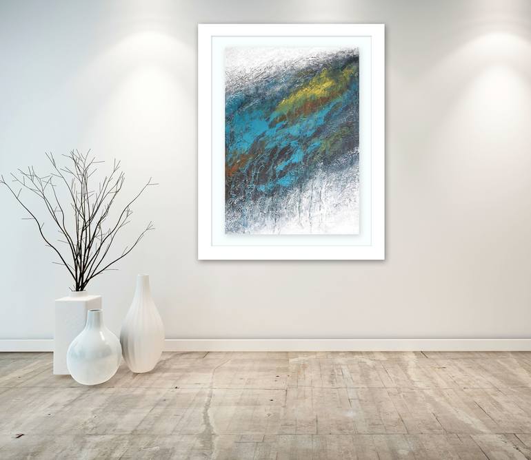 Original Abstract Expressionism Water Painting by Paul Hillary
