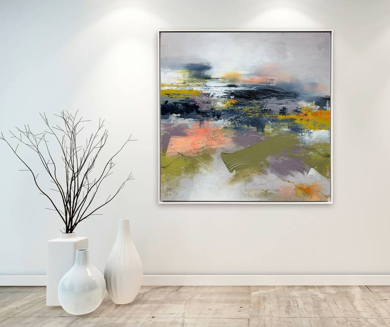 Original Abstract Landscape Painting by Paul Hillary