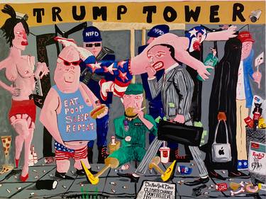 Original Political Painting by Daryl Kelly